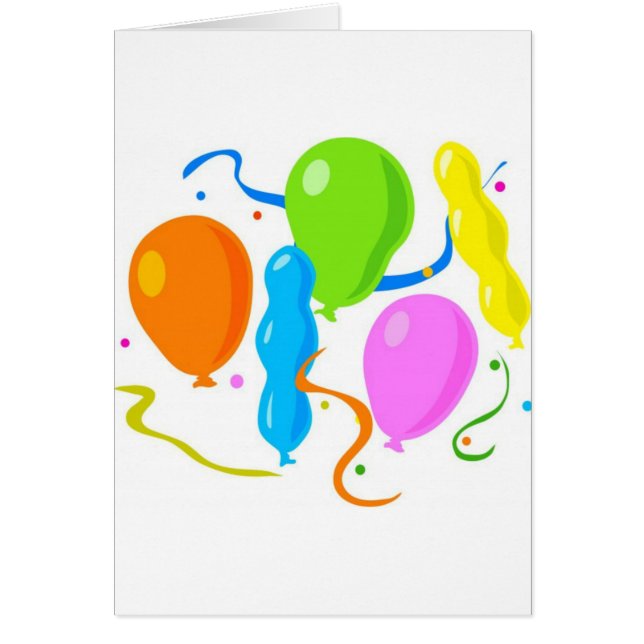 Globos de la fiesta de cumpleaños (Frente)