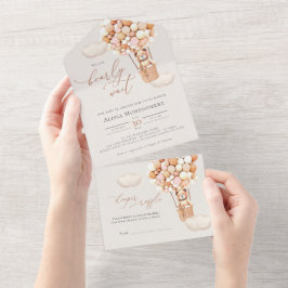 Globos De Oso Baby Shower Todo En Una Invitación