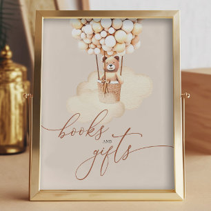 Globos de oso marrón Libros para bebés y Posters d