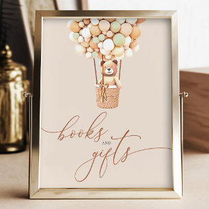 Globos de oso marrón Libros para bebés y Posters d