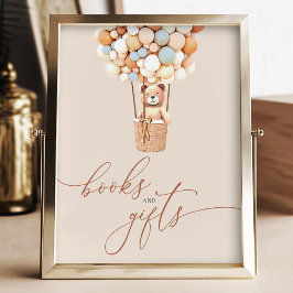 Globos de oso marrón Libros para bebés y Posters d