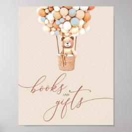 Globos de oso marrón Libros para bebés y Posters d