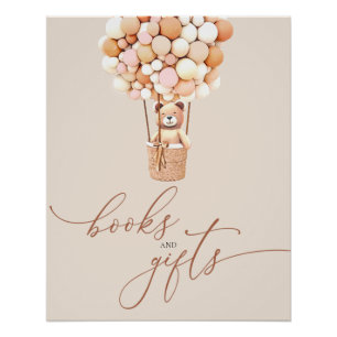 Globos de oso marrón Libros para bebés y Posters d
