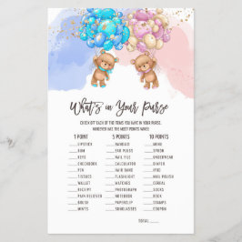 Globos de oso ¿Qué hay en tu volante de juego de b