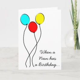 Globos grandes católicos de la tarjeta de