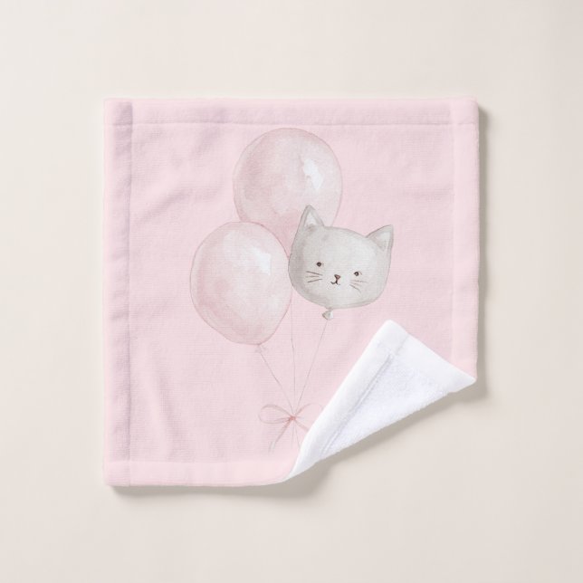 Globos Rosa Cat Blush   (Toallita)