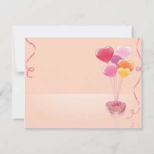 Globos y chocolates de corazón