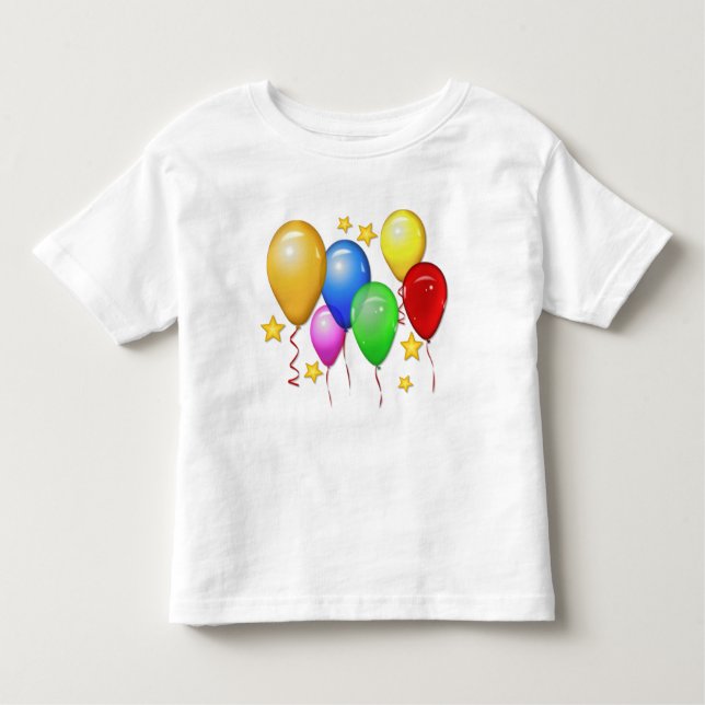 Globos y estrellas ~ T - Camisa (Anverso)