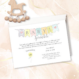 Globos y pancartas de osos aspersores de Baby Show