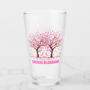 Glóbulo de nieve rosa de flores de cerezo