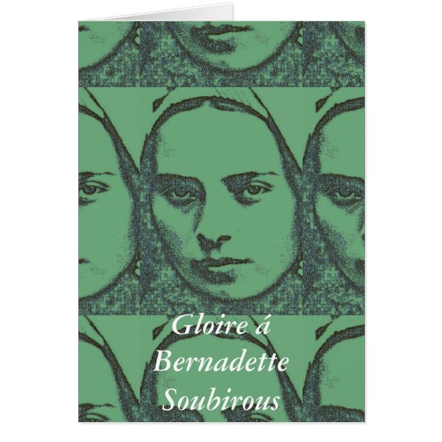 Gloire á Bernadette Soubirous (Frente)