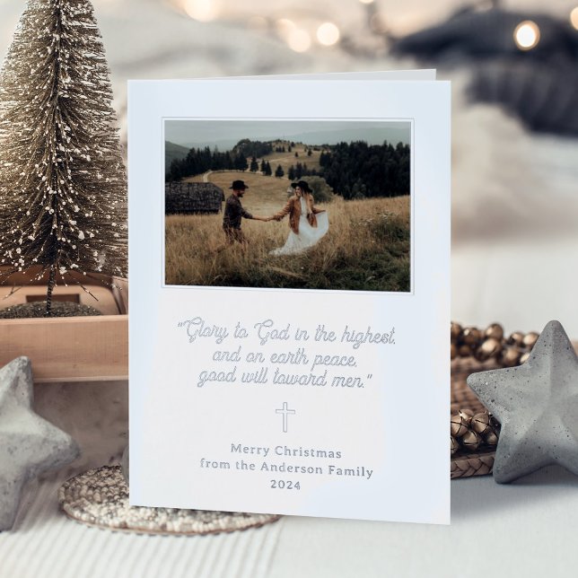 Gloria a Dios | Elegante Dos Navidades de fotograf (Subido por el creador)