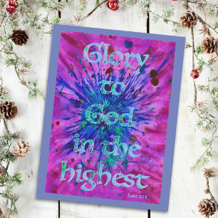 "Gloria a dios en" el arte más alto del navidad de
