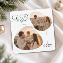 Gloria a Dios Familia Bendita Navidad Dos Fotos