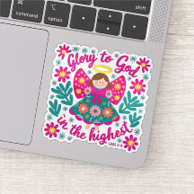 Gloria a Dios Pegatina