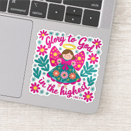 Gloria a Dios Pegatina