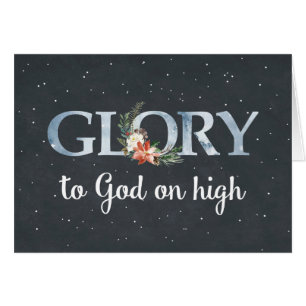 Gloria a Dios sobre la Poinsettia de los Altos Nav