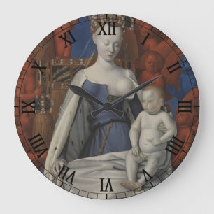 Gloria a Jesús y María Reloj de Pared
