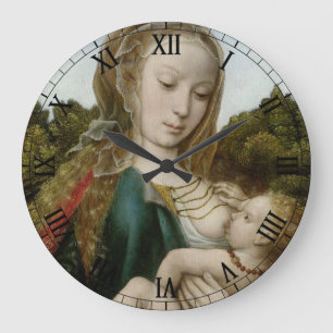 Gloria a Jesús y María Reloj de Pared
