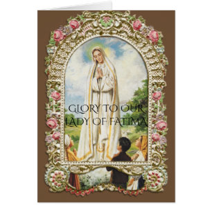 gloria a nuestra dama de fatima con fatima oración