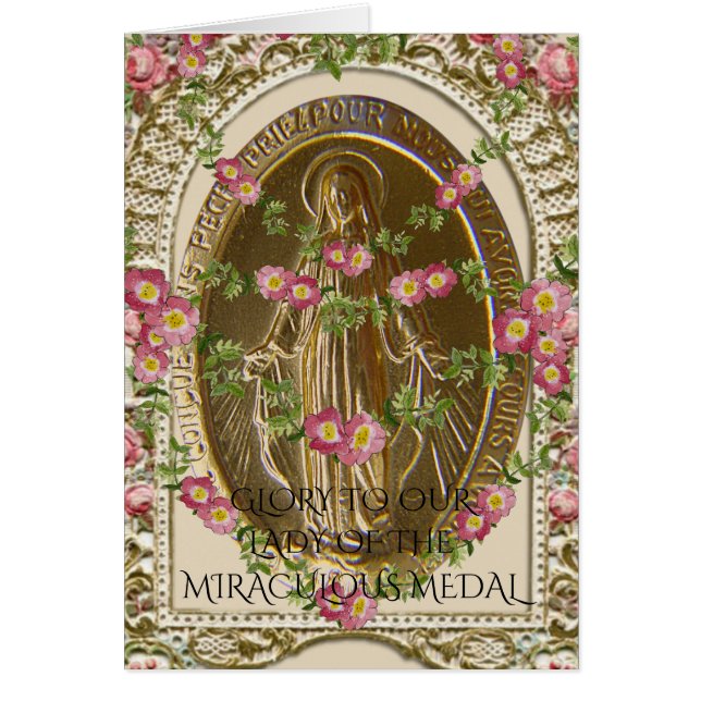 GLORIA A NUESTRA SEÑORA DE LA MEDALLA MIRACULOSA (Frente)