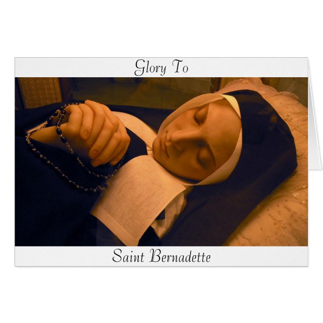 GLORIA A SAINT BERNADETTE (Anverso (Horizontal))