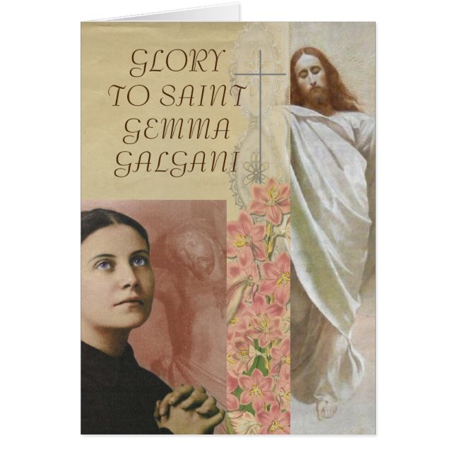 GLORIA A SAINT GEMMA GALGANI (Frente)