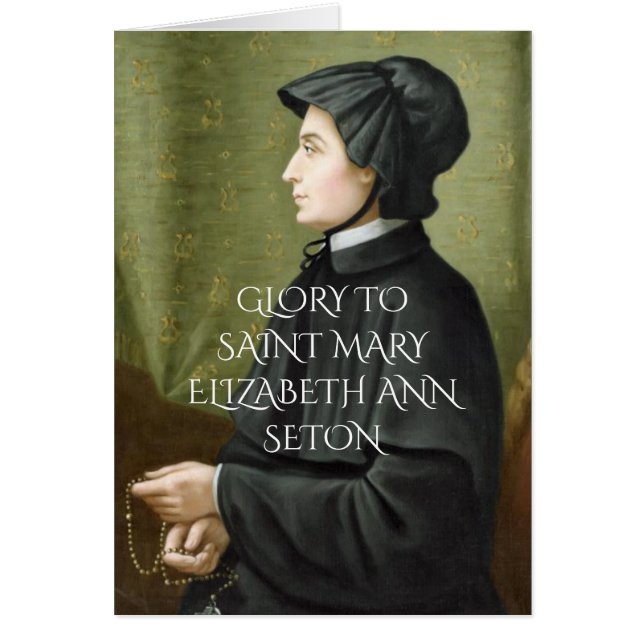 GLORIA A SAINT MARY ELIZABETH ANN SETON (Frente)