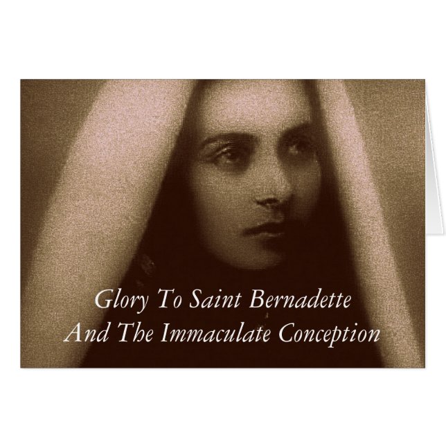 Gloria a Santa Bernadette (Anverso (Horizontal))