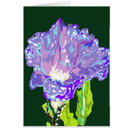 Gloria matutina de la tarjeta de nota