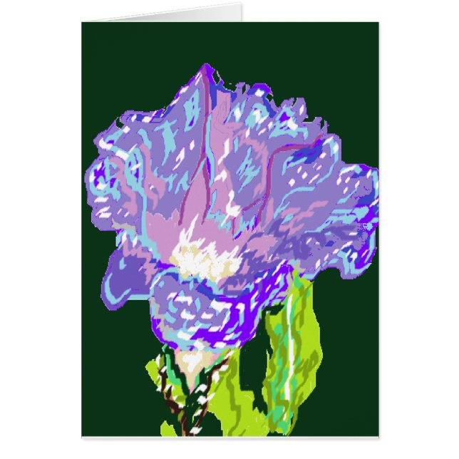 Gloria matutina de la tarjeta de nota (Frente)