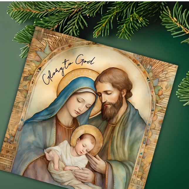 Gloria Retro Religiosa A Dios Navidad Cristiana (Subido por el creador)