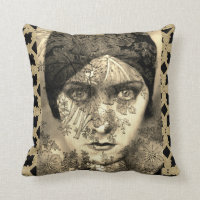 Gloria Swanson con la almohada del acento del