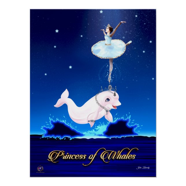 Gloriosa Poster Princesa de Ballenas Ballet (Anverso)