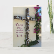 Gloriosa tarjeta de Pascua de Resurrección