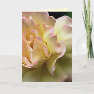 Gloriosa tarjeta de Pascua de Rosas Amarillas