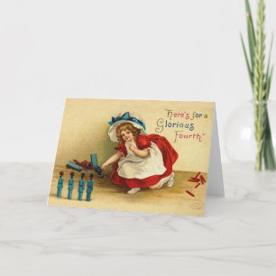 Gloriosas tarjetas de felicitación del 4 de julio