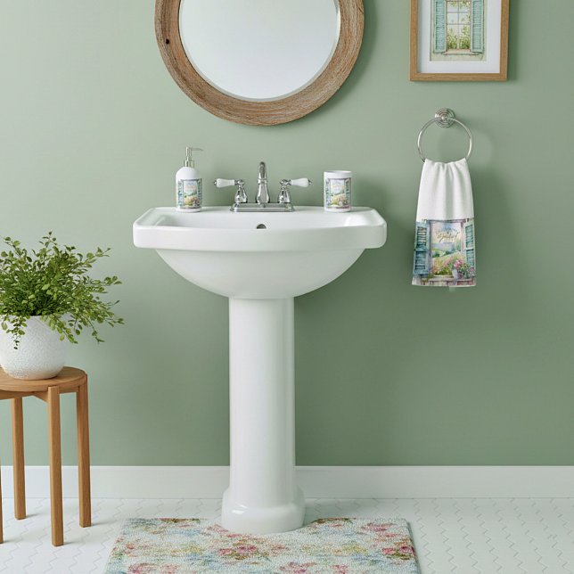 Glorioso acuarela floral ventana (Subido por el creador)