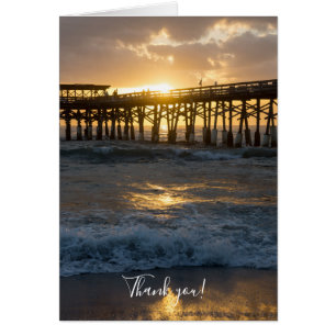 Glorioso Cocoa Año Nuevo Tarjeta de agradecimiento