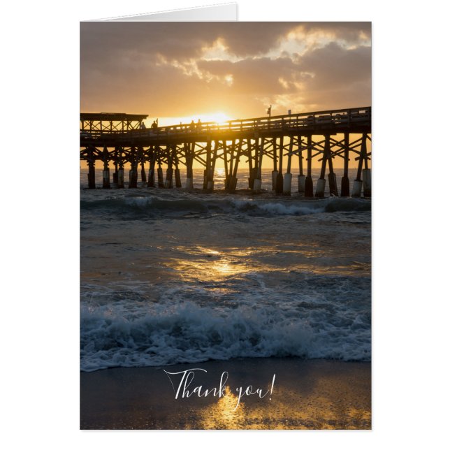 Glorioso Cocoa Año Nuevo Tarjeta de agradecimiento (Frente)