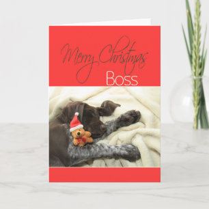 Glossy Grizzly Boss Feliz Navidad