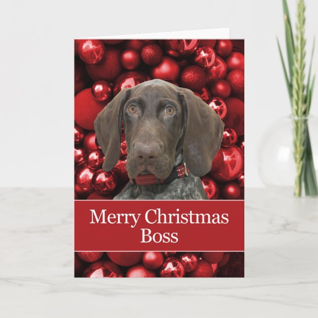 Glossy Grizzly Boss Feliz Navidad (Anverso)