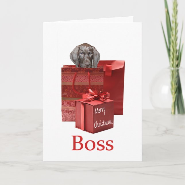 Glossy Grizzly Boss Feliz Navidad (Anverso)
