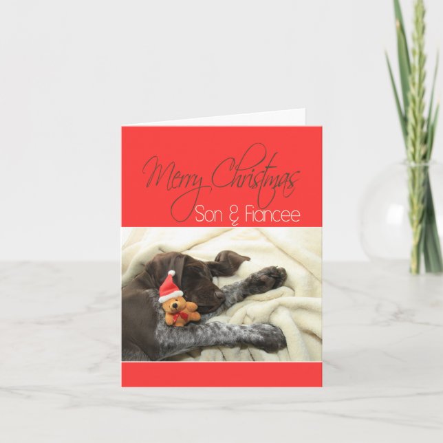 Glossy Grizzly Son y Fiancee Feliz Navidad (Anverso)