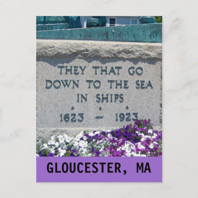 GLOUCESTER, POSTAL DE MAMÁES (Anverso)