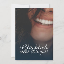 ¡Glücklich steht Dir gut! - Blau