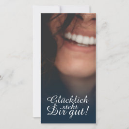 ¡Glücklich steht Dir gut! - Blau