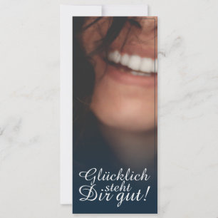 ¡Glücklich steht Dir gut! - Blau