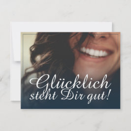 ¡Glücklich steht Dir gut! - Blau
