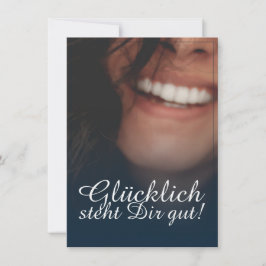 ¡Glücklich steht Dir gut! - Blau